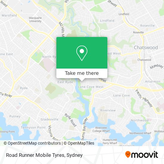 Road Runner Mobile Tyres map