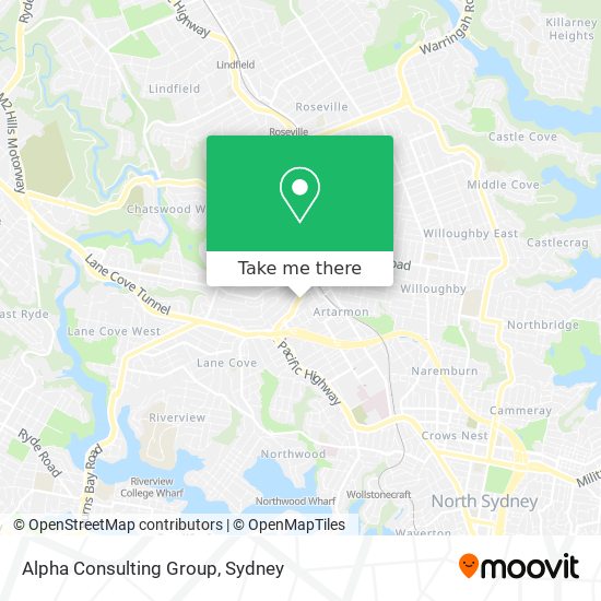 Alpha Consulting Group map