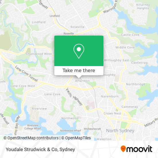 Mapa Youdale Strudwick & Co