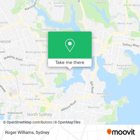 Roger Williams map