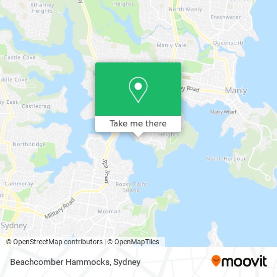 Beachcomber Hammocks map