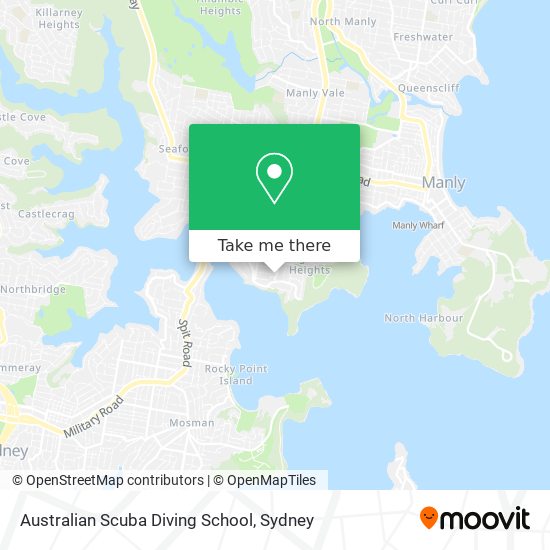 Australian Scuba Diving School map
