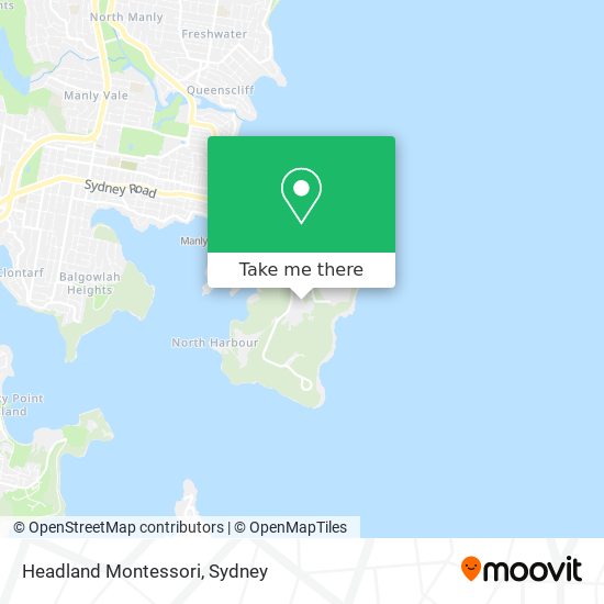 Headland Montessori map