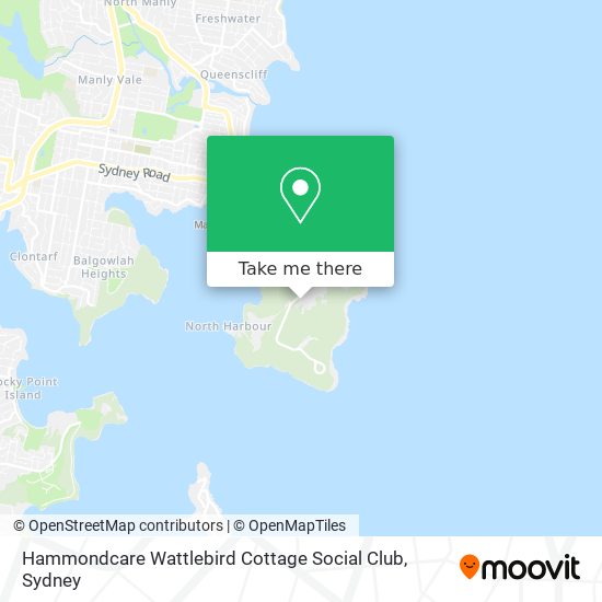 Hammondcare Wattlebird Cottage Social Club map