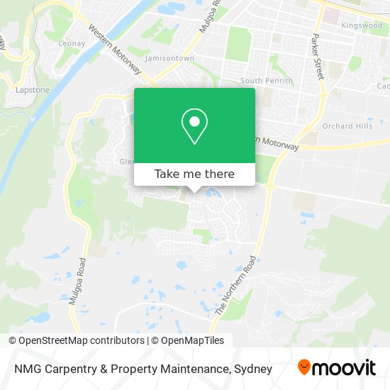 NMG Carpentry & Property Maintenance map