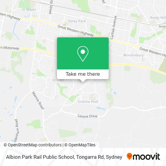 Albion Park Rail Public School, Tongarra Rd map