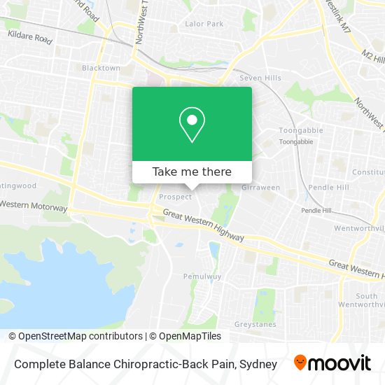 Mapa Complete Balance Chiropractic-Back Pain