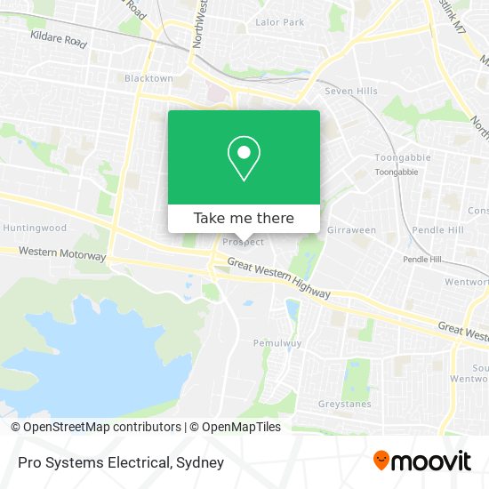 Pro Systems Electrical map