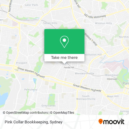 Pink Collar Bookkeeping map