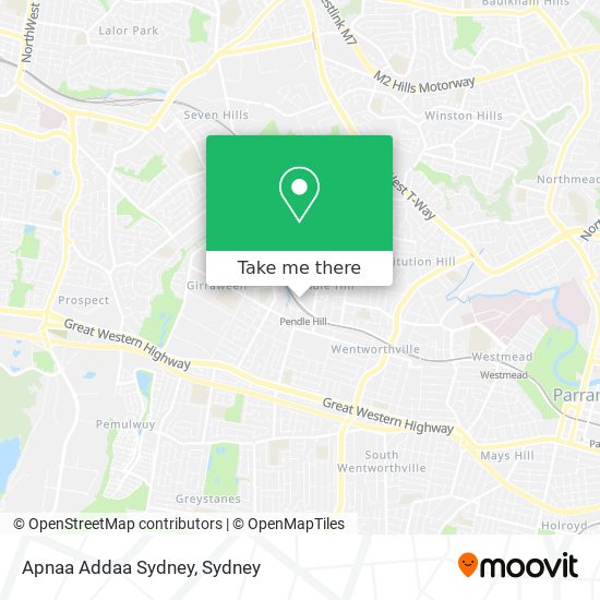 Apnaa Addaa Sydney map