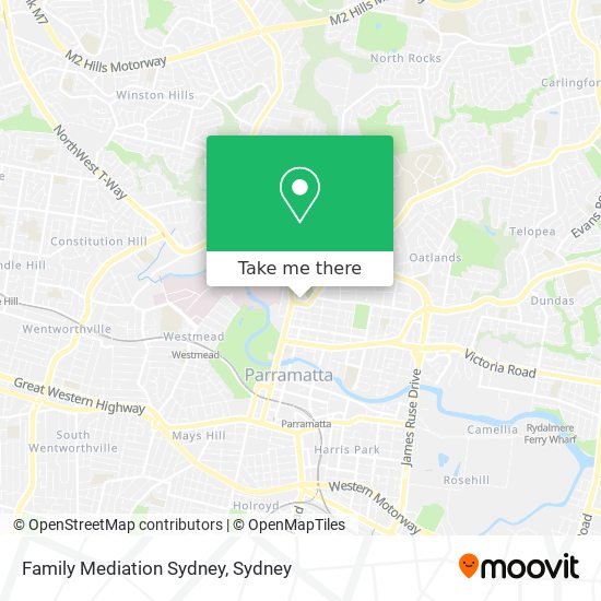 Family Mediation Sydney map