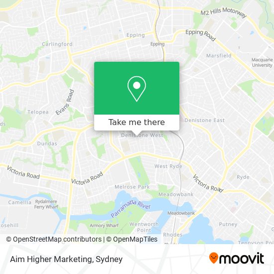 Aim Higher Marketing map