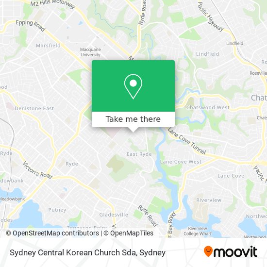 Sydney Central Korean Church Sda map