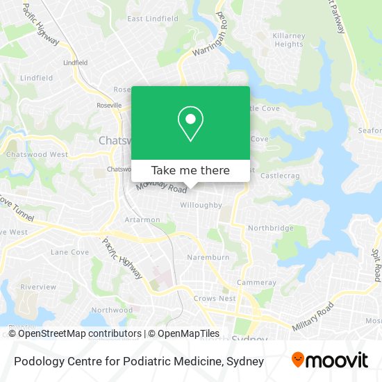 Podology Centre for Podiatric Medicine map