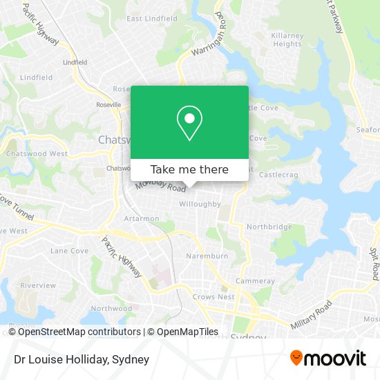 Dr Louise Holliday map