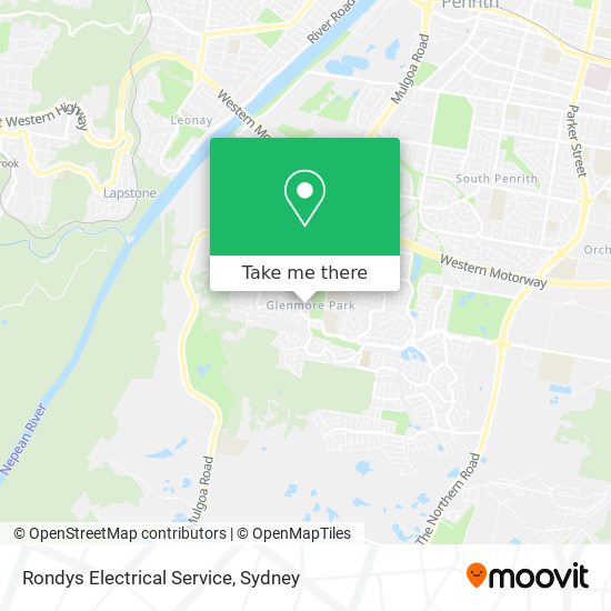 Mapa Rondys Electrical Service
