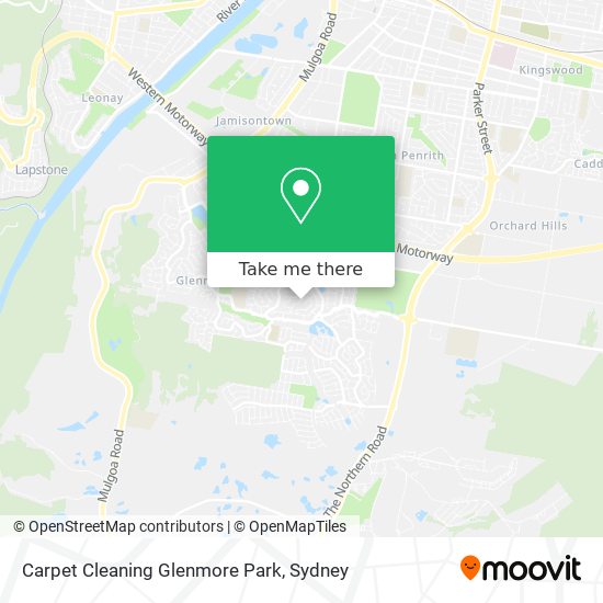 Mapa Carpet Cleaning Glenmore Park
