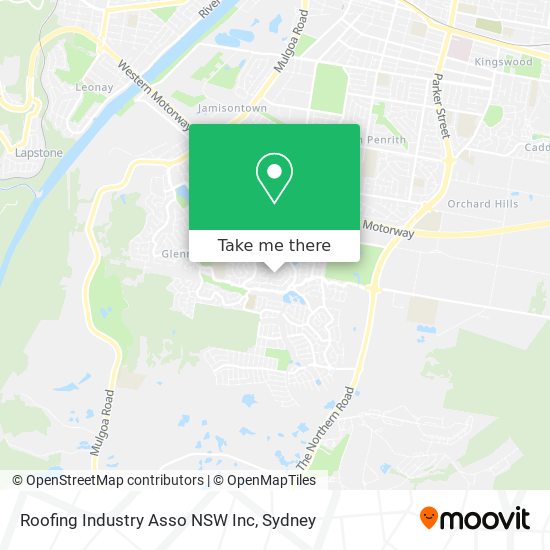 Roofing Industry Asso NSW Inc map