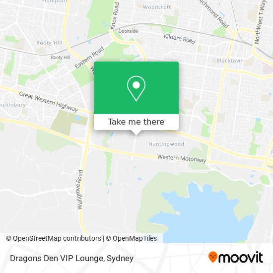 Dragons Den VIP Lounge map