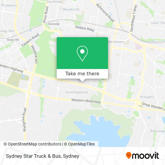 Sydney Star Truck & Bus map