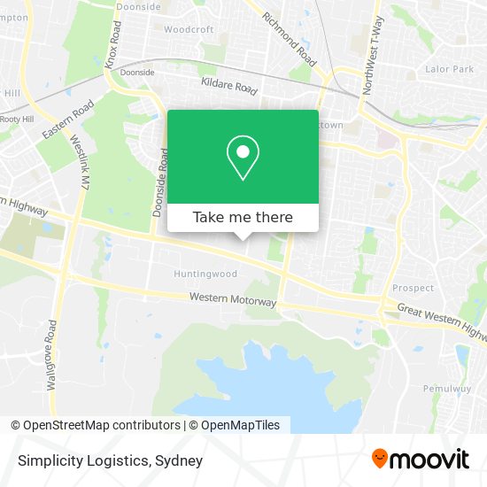 Simplicity Logistics map