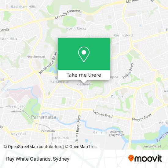 Ray White Oatlands map