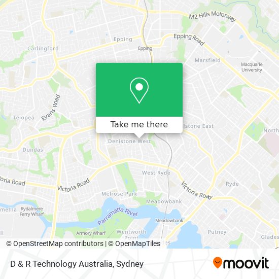 D & R Technology Australia map