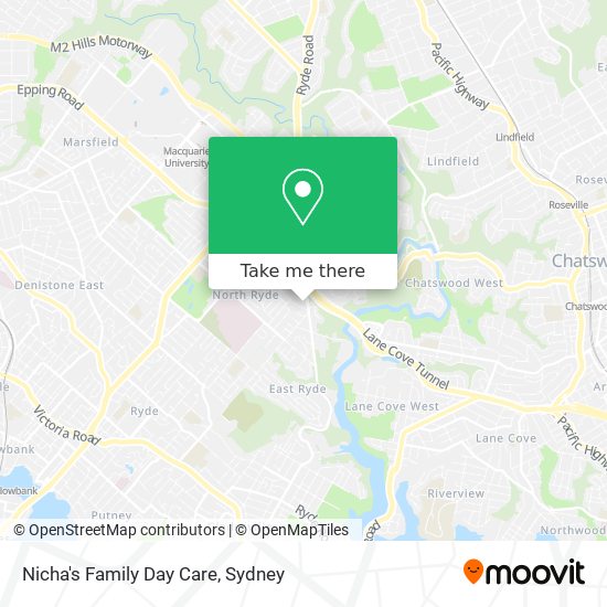 Mapa Nicha's Family Day Care