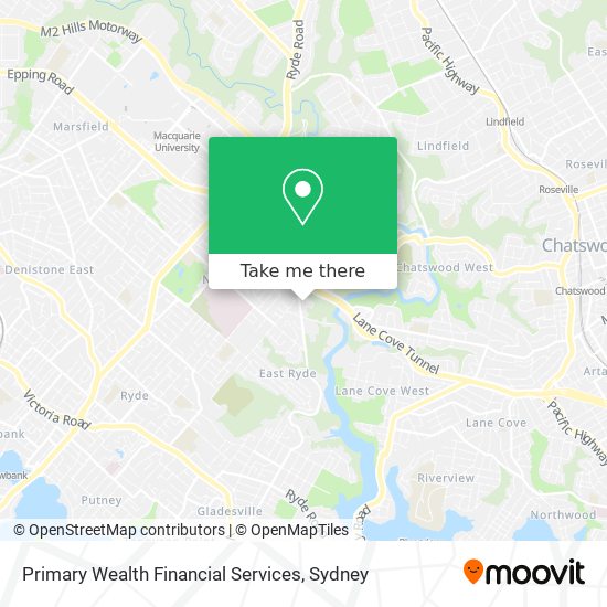 Mapa Primary Wealth Financial Services