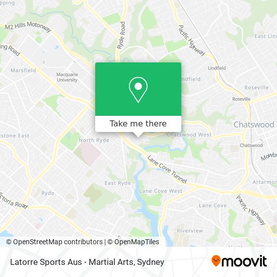 Mapa Latorre Sports Aus - Martial Arts