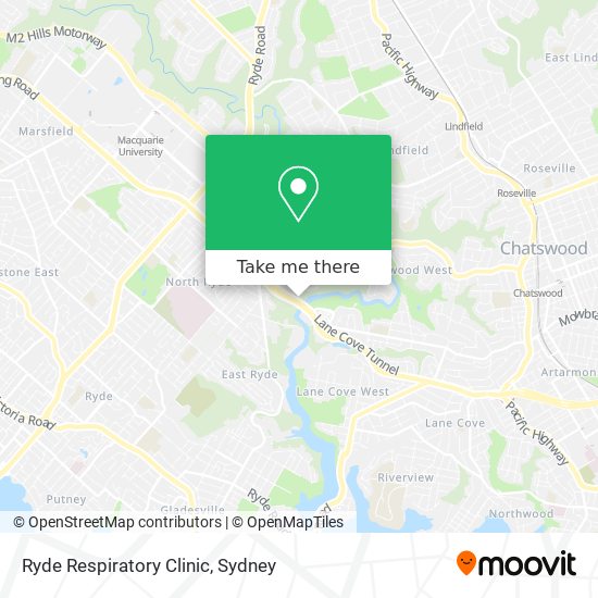 Ryde Respiratory Clinic map