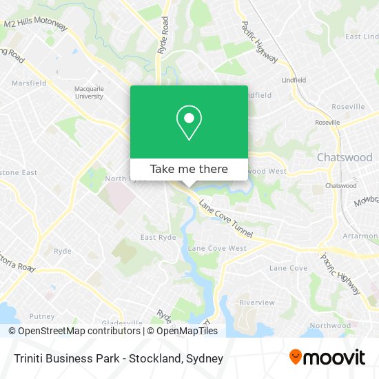 Mapa Triniti Business Park - Stockland