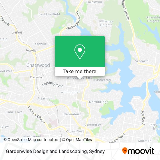 Gardenwise Design and Landscaping map
