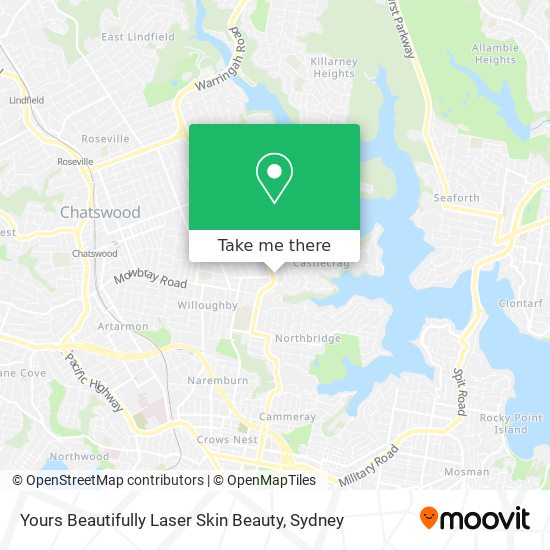 Yours Beautifully Laser Skin Beauty map