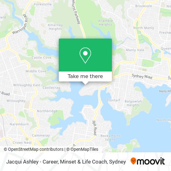 Jacqui Ashley - Career, Minset & Life Coach map