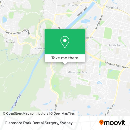 Mapa Glenmore Park Dental Surgery