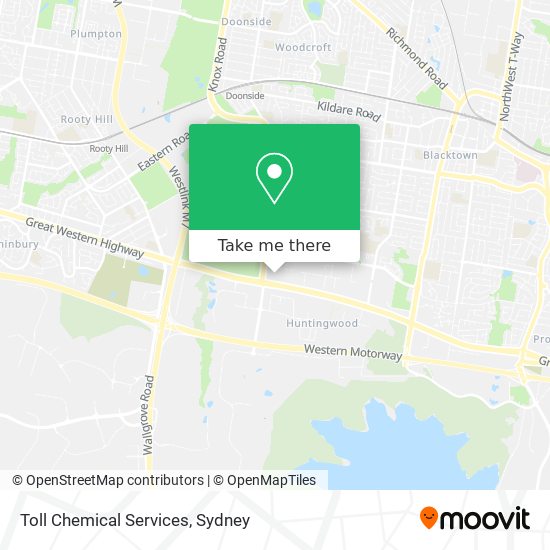 Mapa Toll Chemical Services