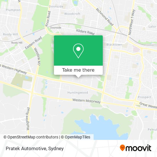 Pratek Automotive map