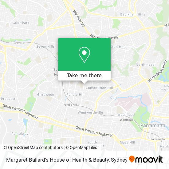Margaret Ballard's House of Health & Beauty map