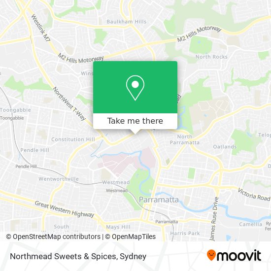 Northmead Sweets & Spices map