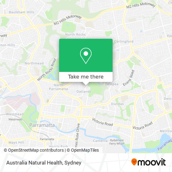 Australia Natural Health map