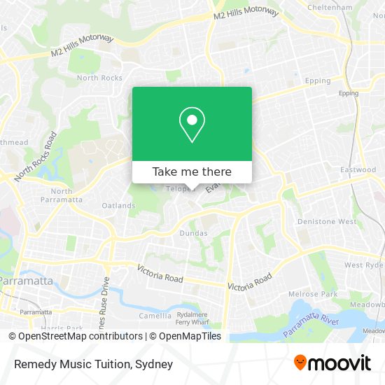 Remedy Music Tuition map