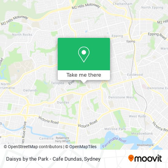Daisys by the Park - Cafe Dundas map