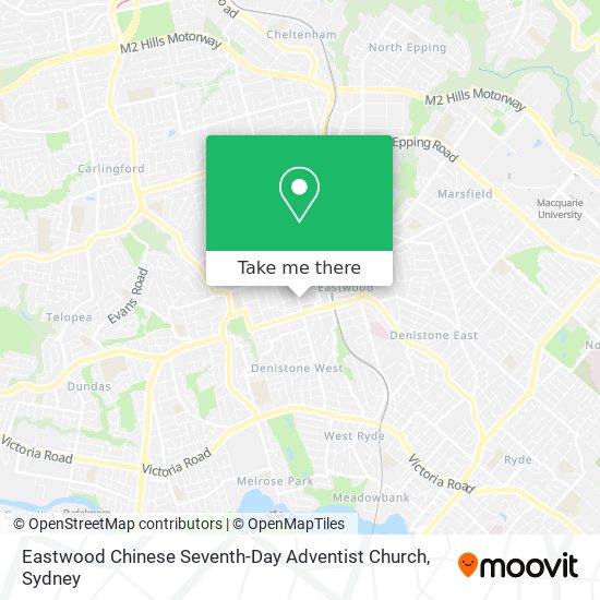 Mapa Eastwood Chinese Seventh-Day Adventist Church