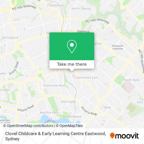 Clovel Childcare & Early Learning Centre Eastwood map