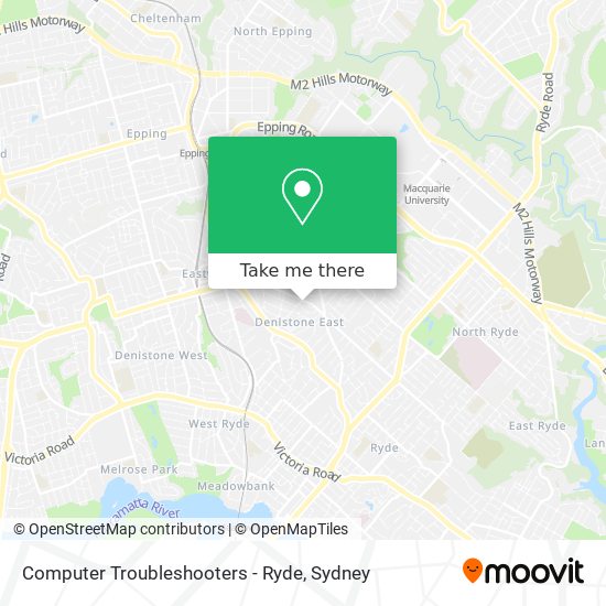 Mapa Computer Troubleshooters - Ryde
