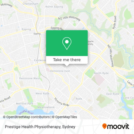 Prestige Health Physiotherapy map