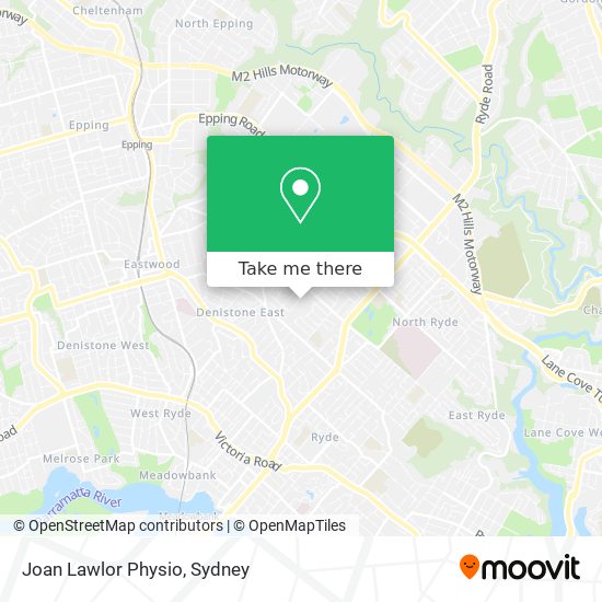 Joan Lawlor Physio map