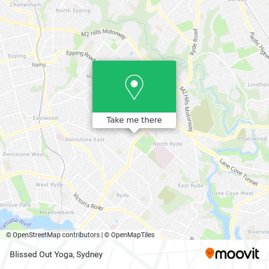 Mapa Blissed Out Yoga