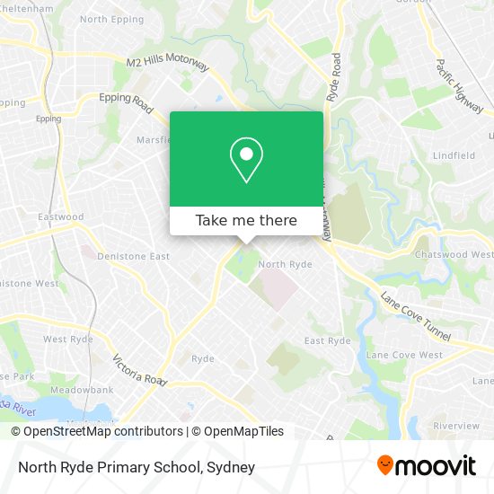 Mapa North Ryde Primary School